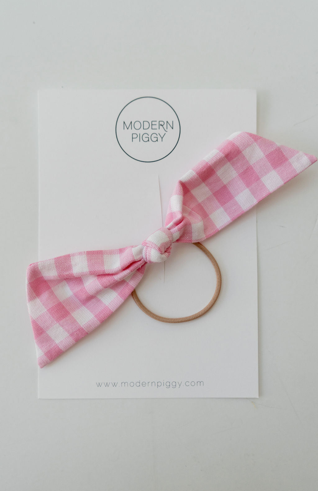 Rosy Gingham | Modern Knot