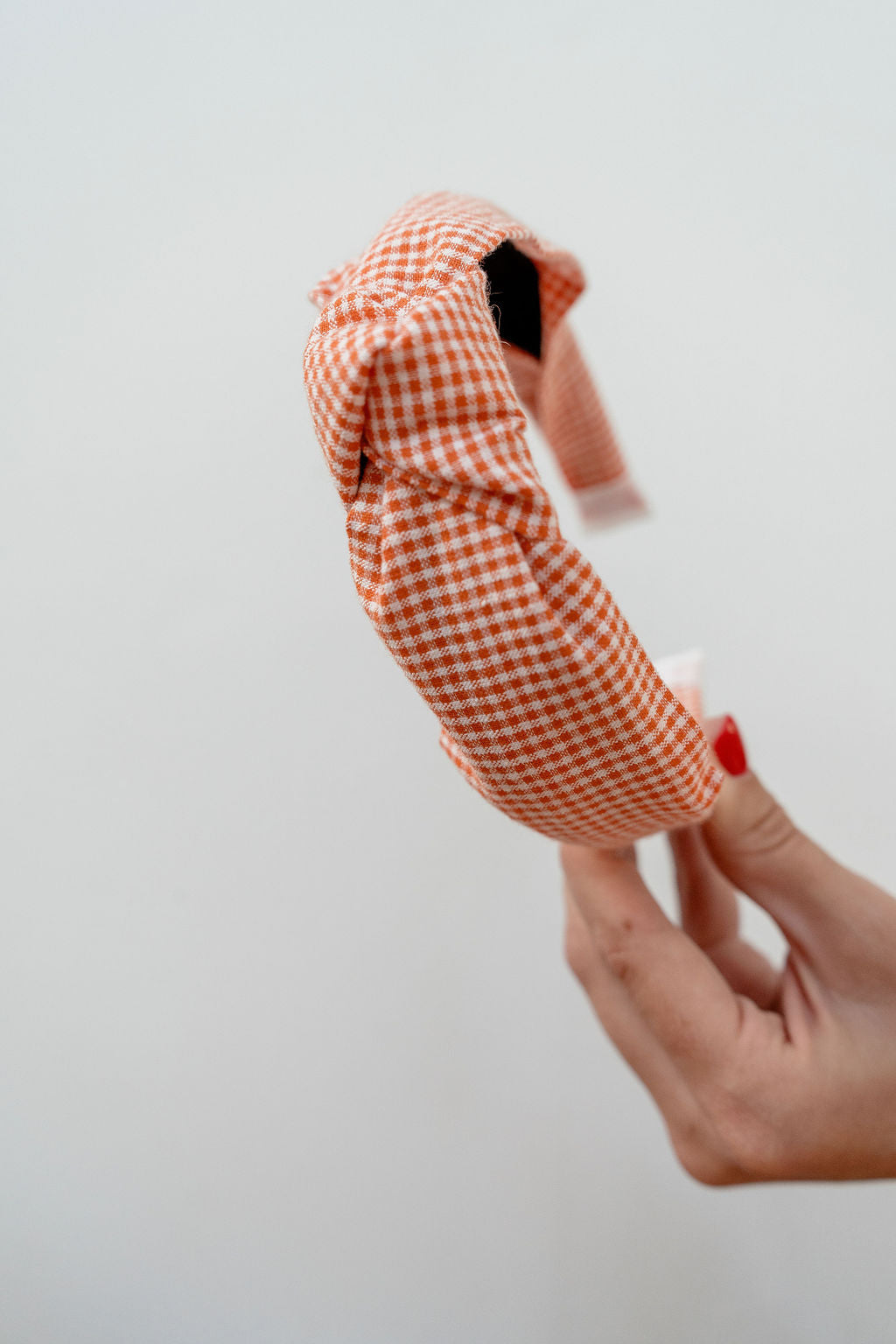 Citrus Check | Knotted Headband