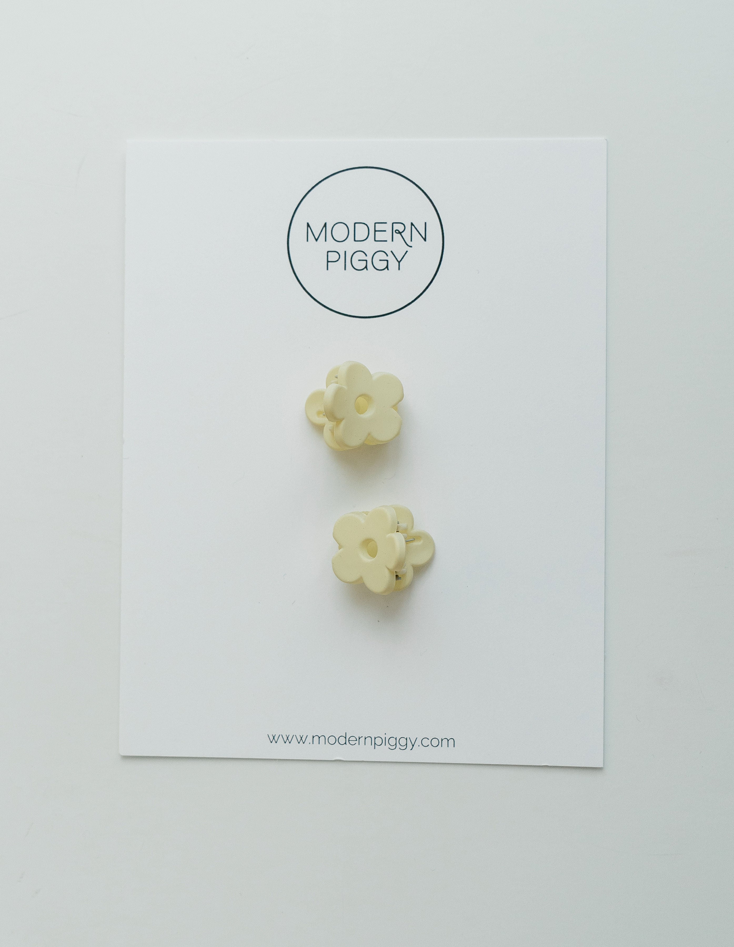 Yellow Daisy | Micro Bloom Claw Clip Set