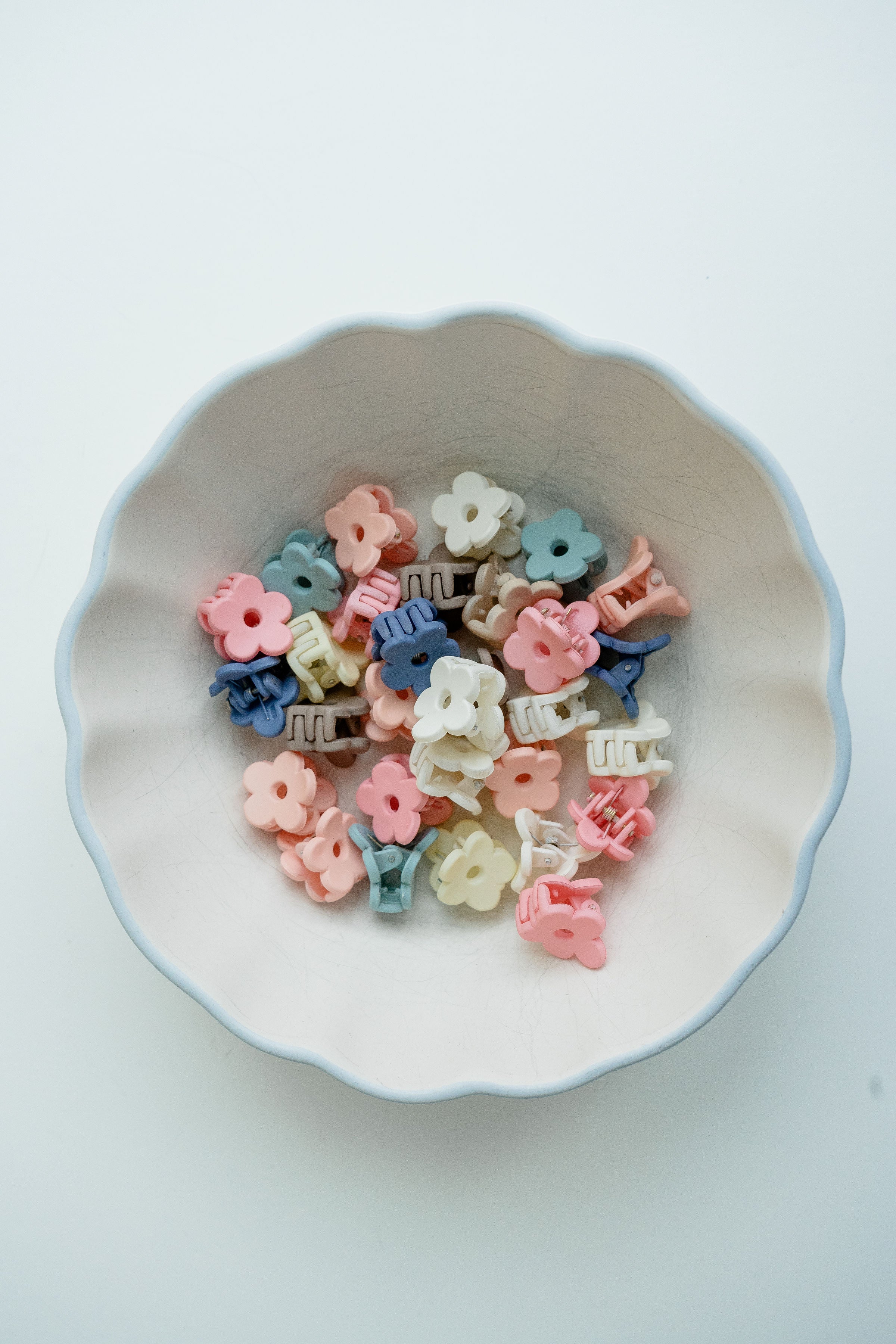 Marshmallow | Micro Bloom Claw Clip Set