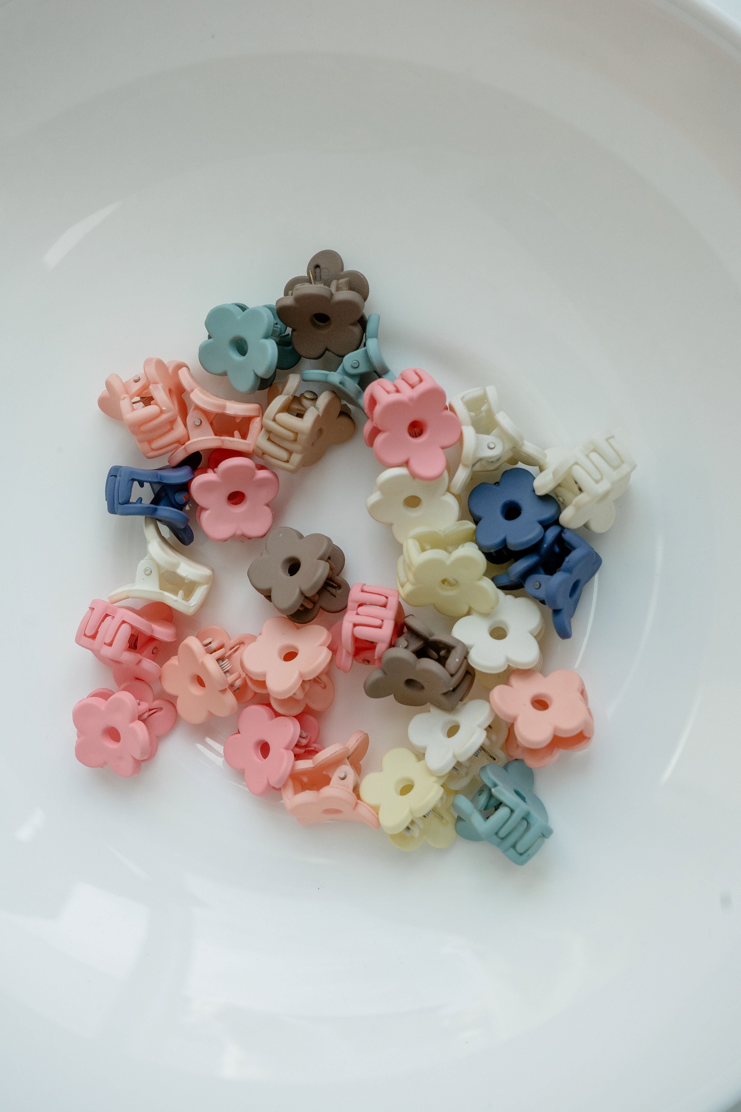 Teal | Micro Bloom Claw Clip Set