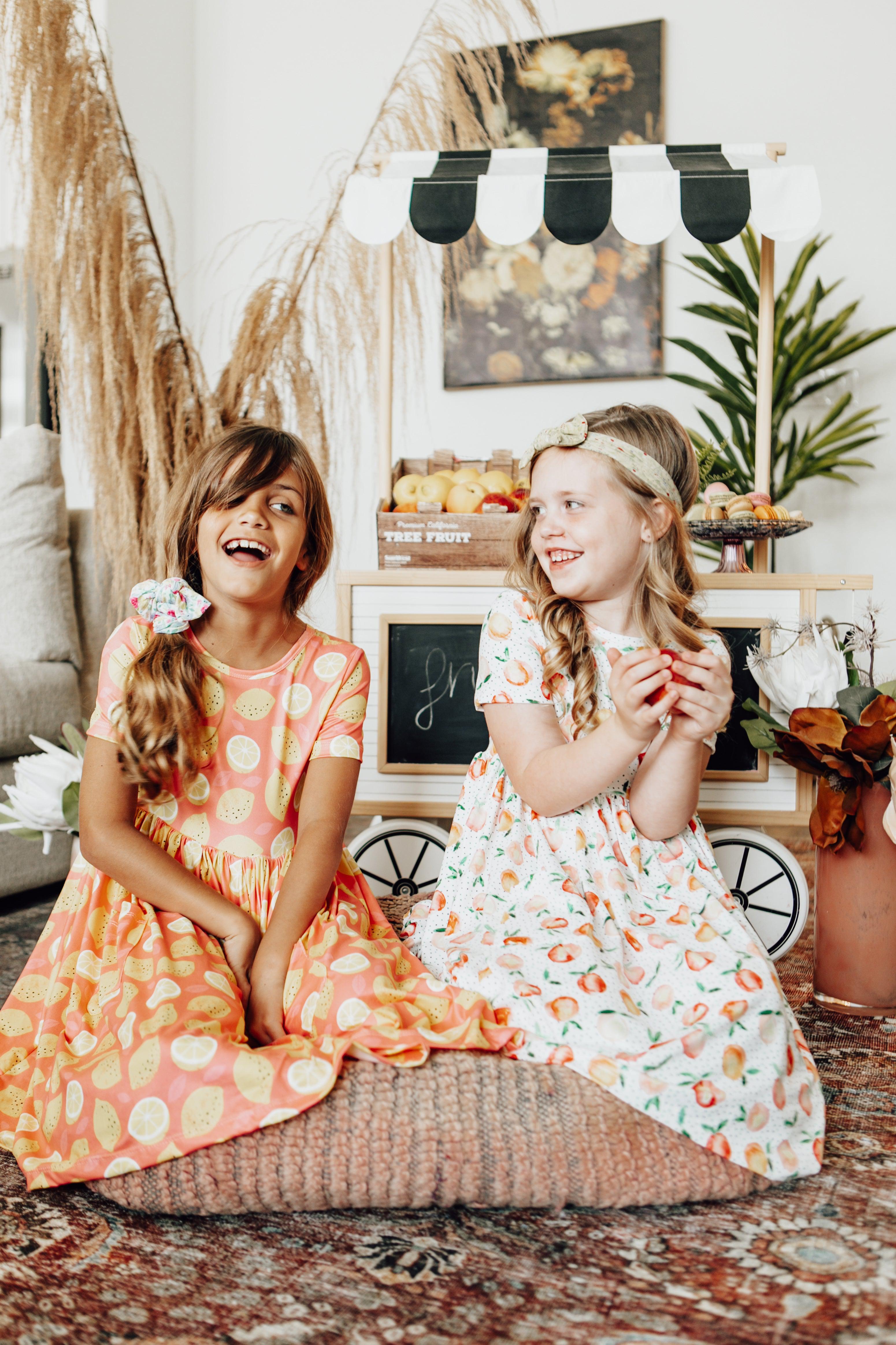 You're A Peach S/s Pocket Twirl Dress