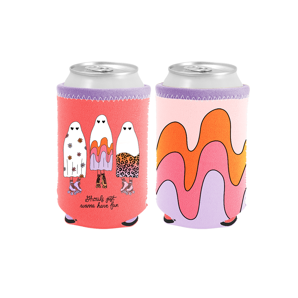 Halloween Reversible Can Cooler