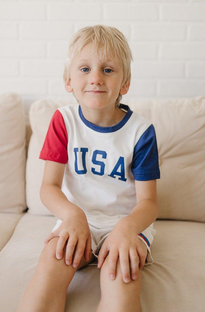 Usa Colorblock T-shirt