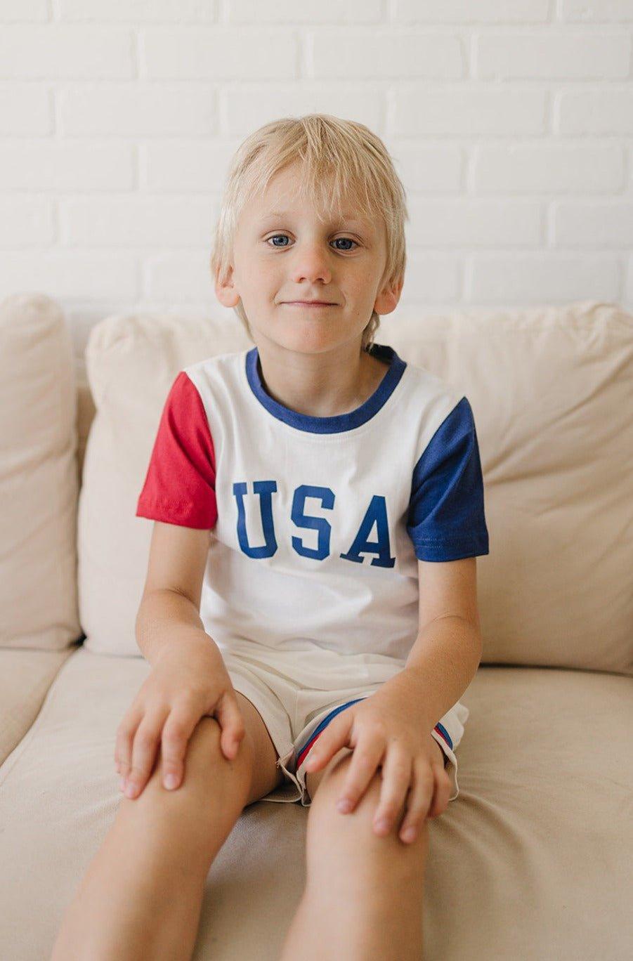 Usa Colorblock T-shirt