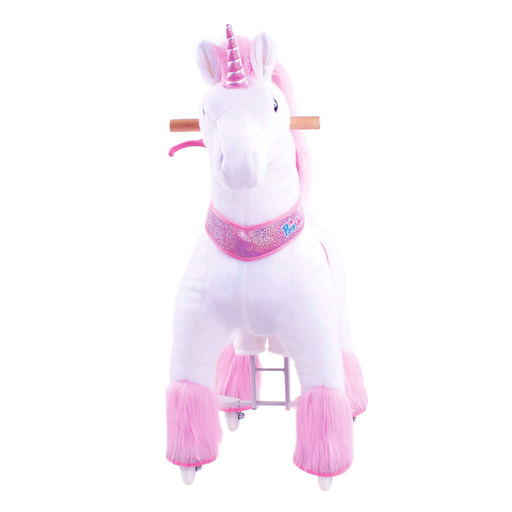 Model U Ride-on Plush Unicorn Age 4-8 Pink