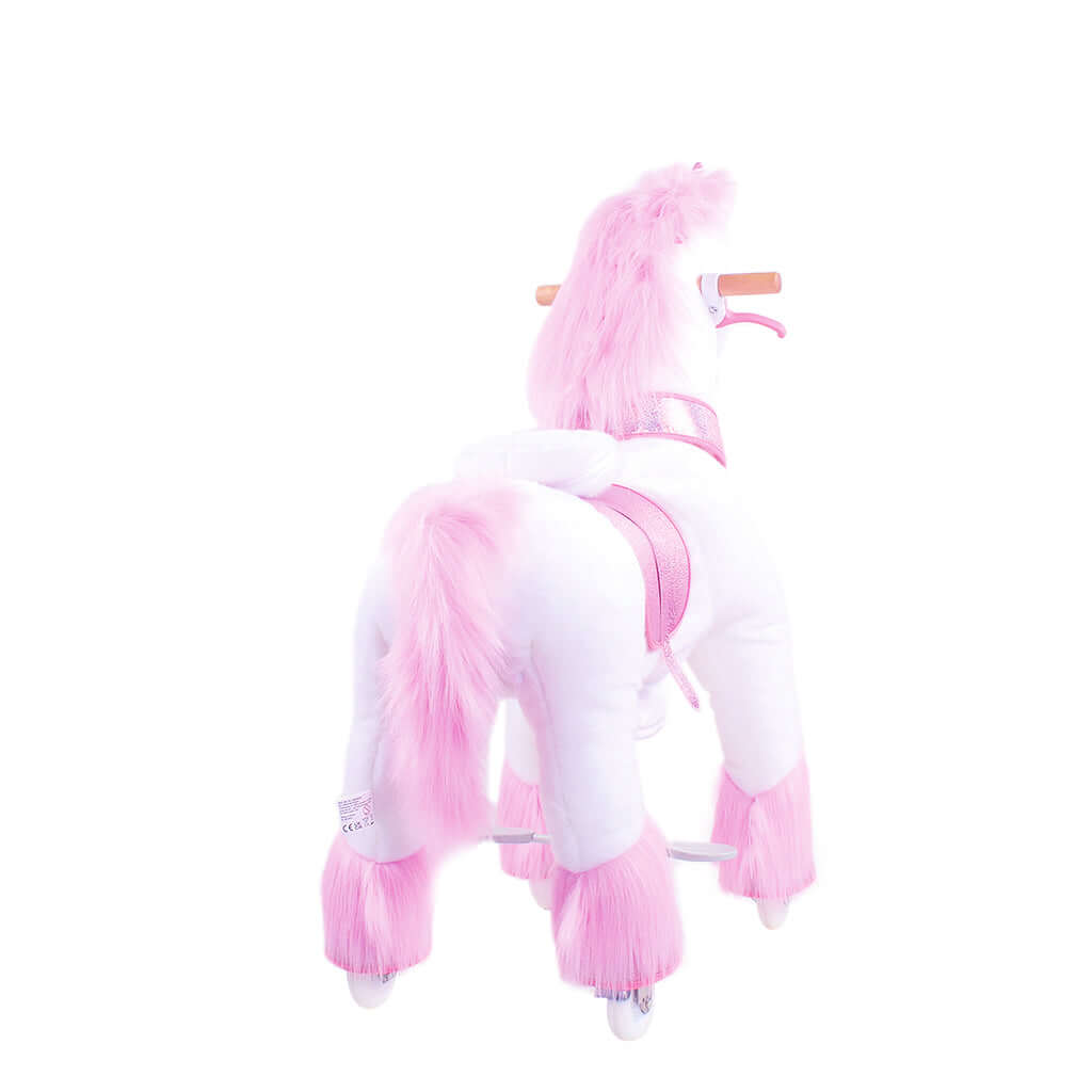 Model U Ride-on Plush Unicorn Age 4-8 Pink