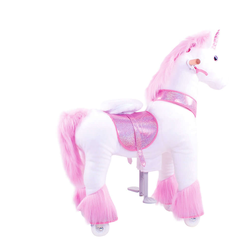 Model U Ride-on Plush Unicorn Age 4-8 Pink