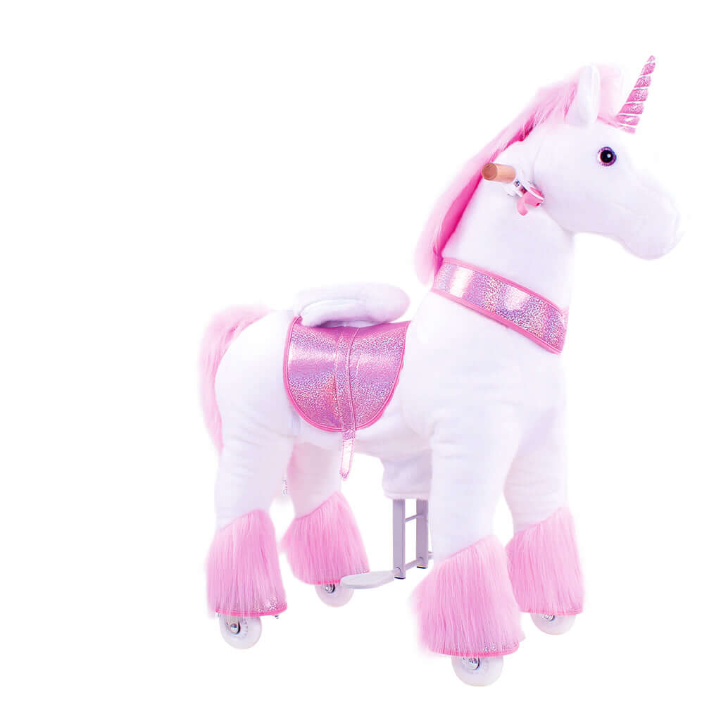 Model U Ride-on Plush Unicorn Age 4-8 Pink