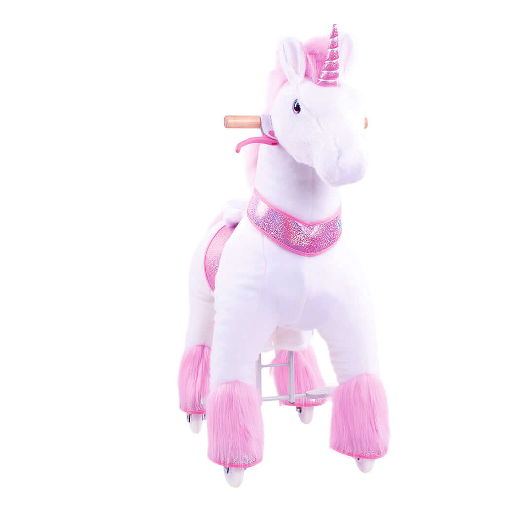 Model U Ride-on Plush Unicorn Age 4-8 Pink