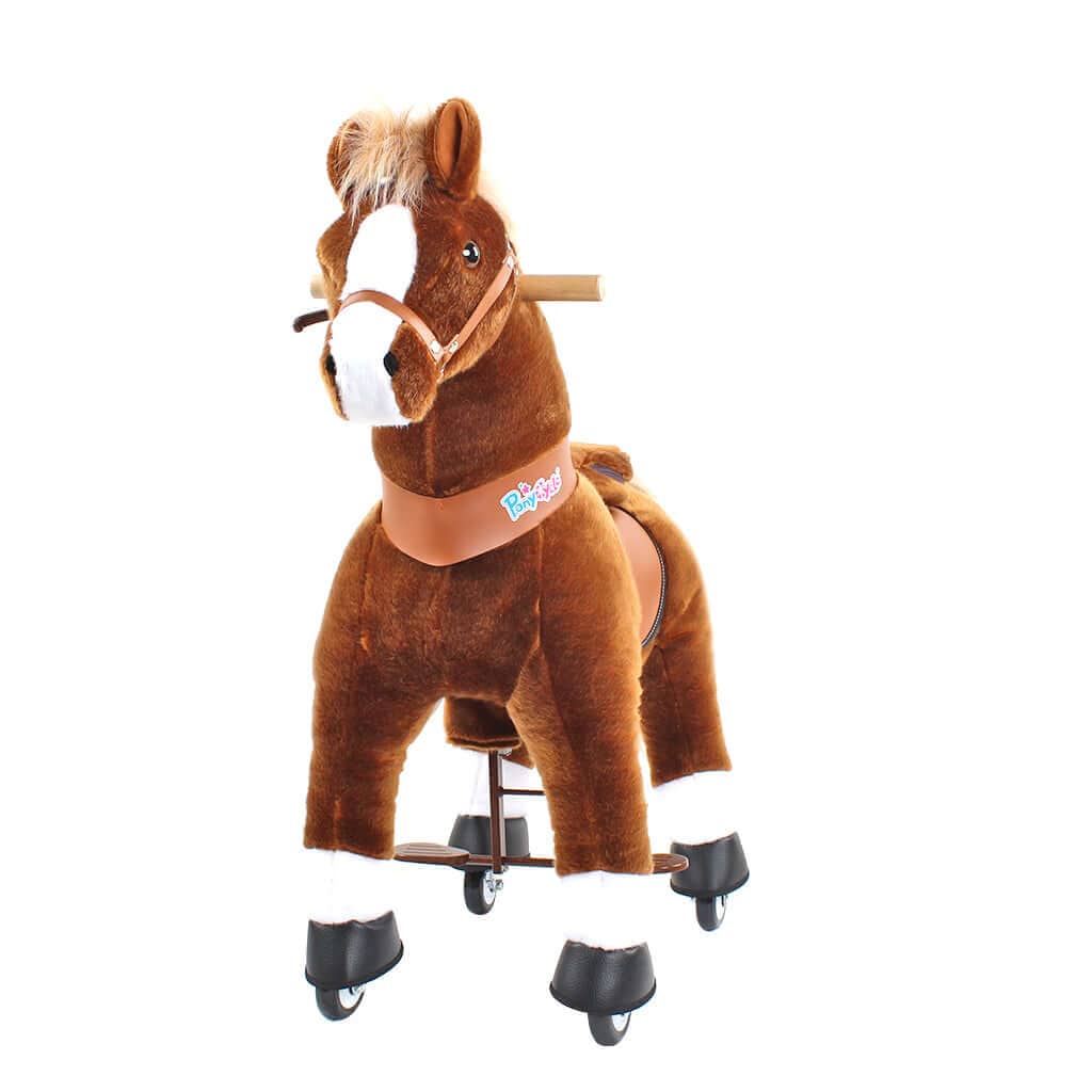 Model U Ride-on Pony Toy Age 4-8 Brown