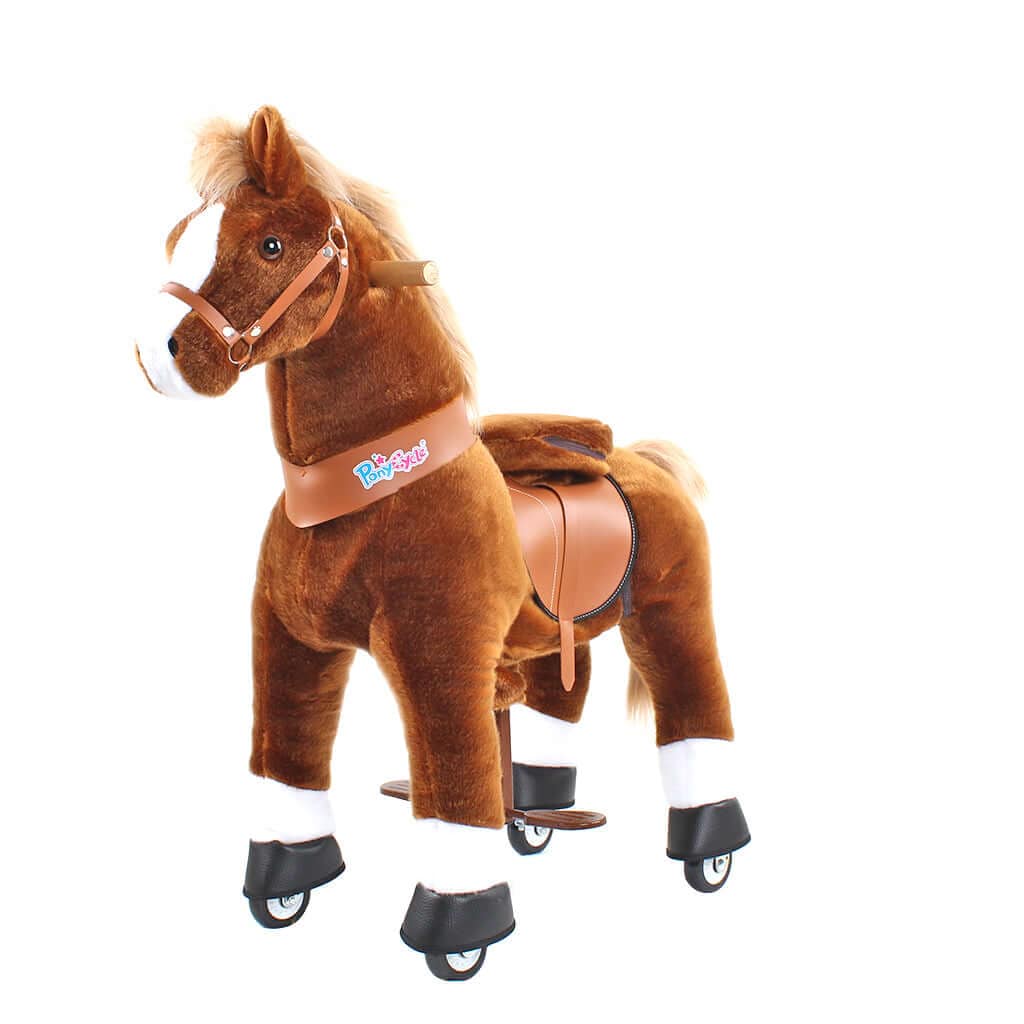 Model U Ride-on Pony Toy Age 4-8 Brown