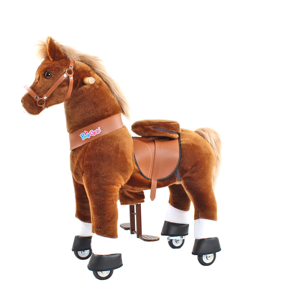 Model U Ride-on Pony Toy Age 4-8 Brown