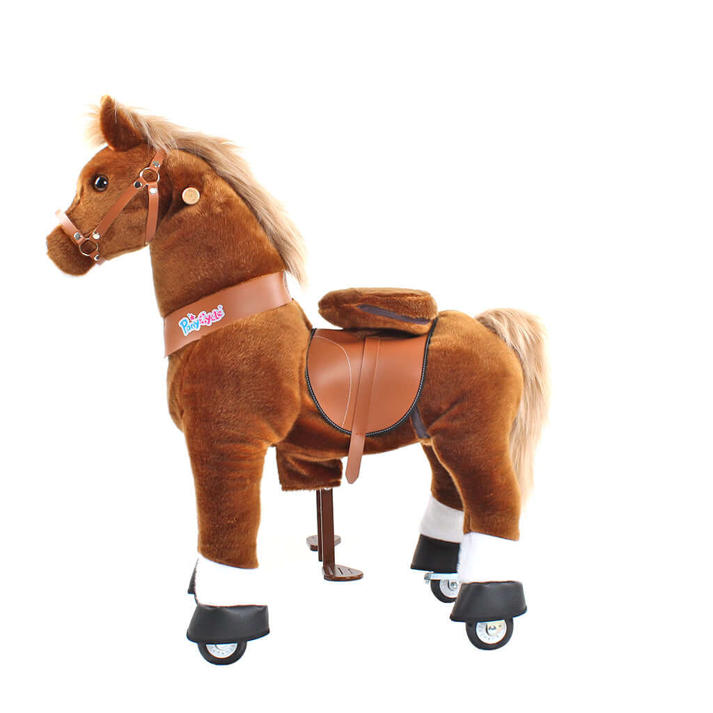 Model U Ride-on Pony Toy Age 4-8 Brown