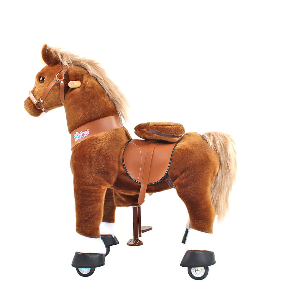 Model U Ride-on Pony Toy Age 4-8 Brown