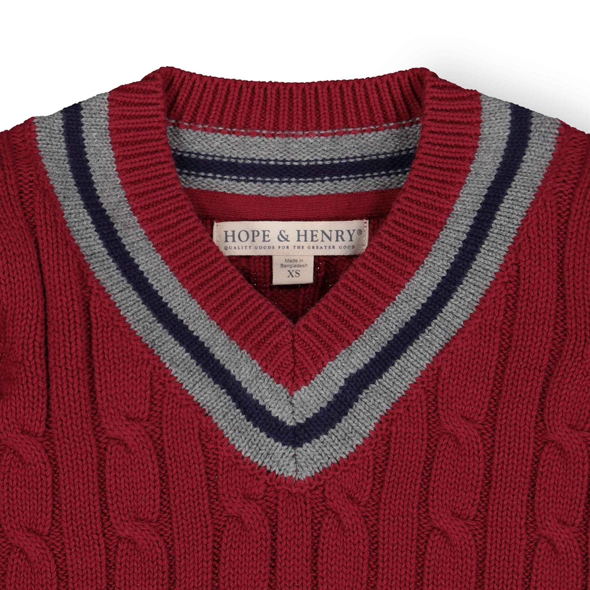 V-neck Cricket Sweater