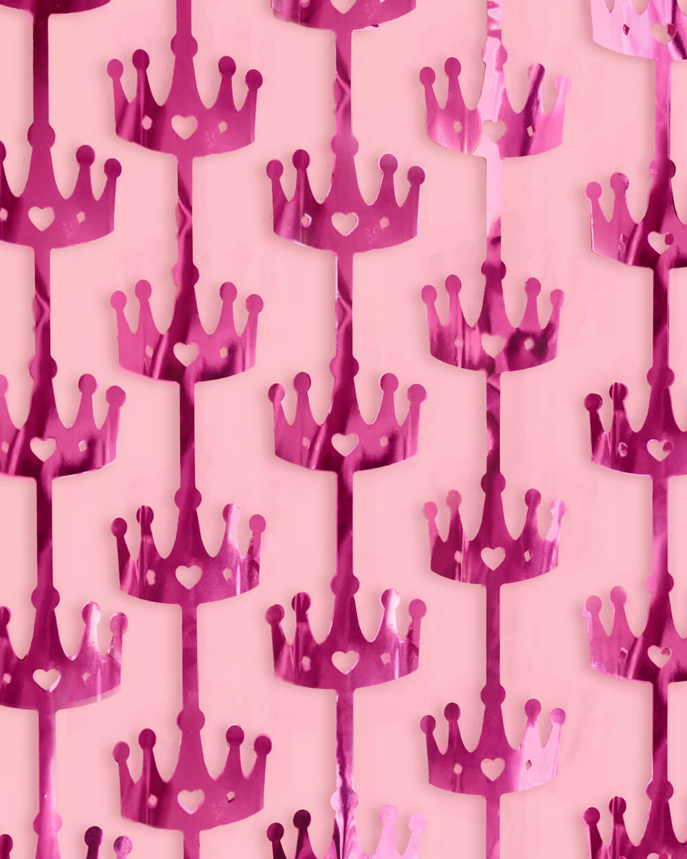 Princess Curtain - Pink Foil Curtain