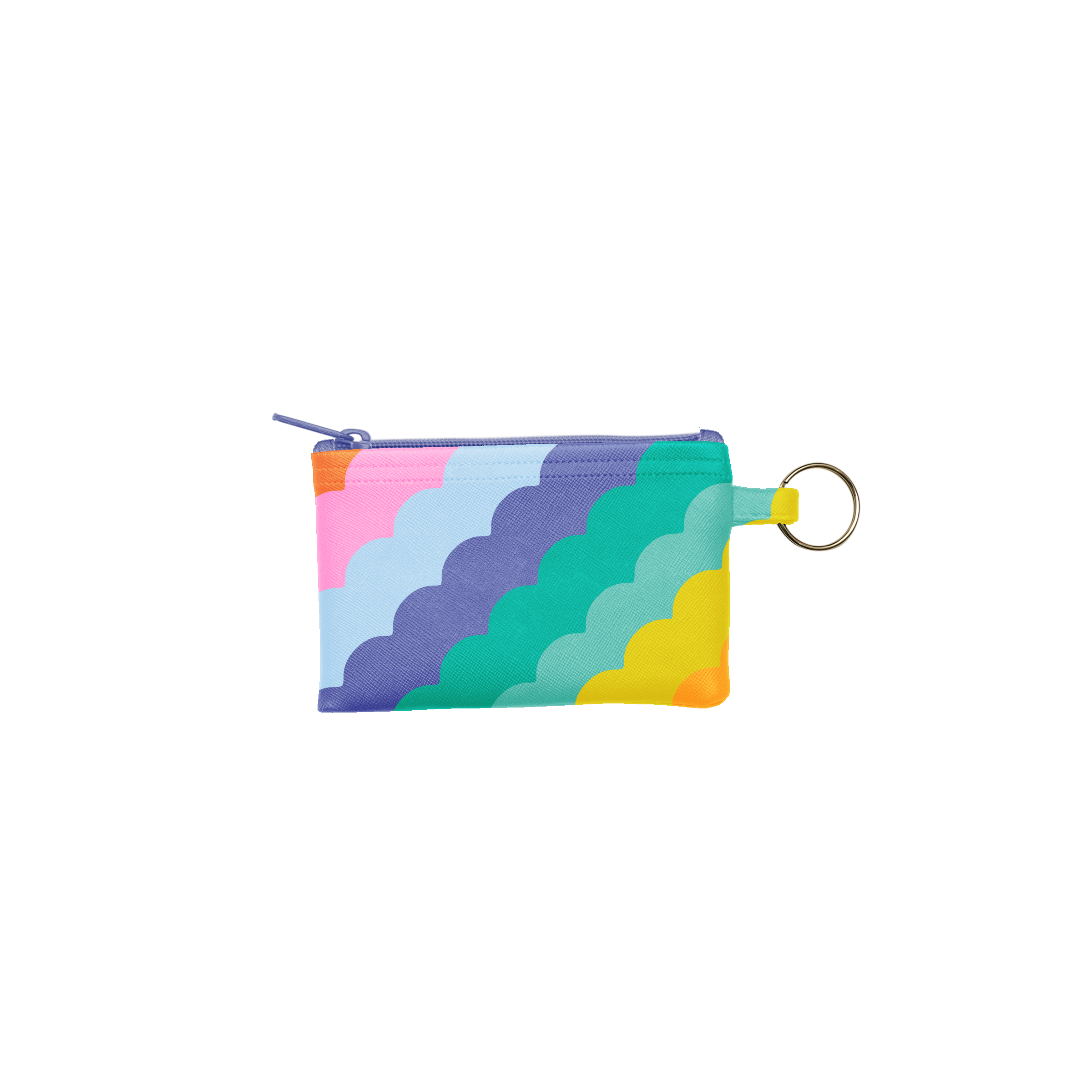 Rising Scallop Penny Key Ring