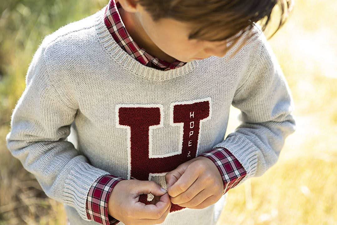 Varsity Pullover Sweater