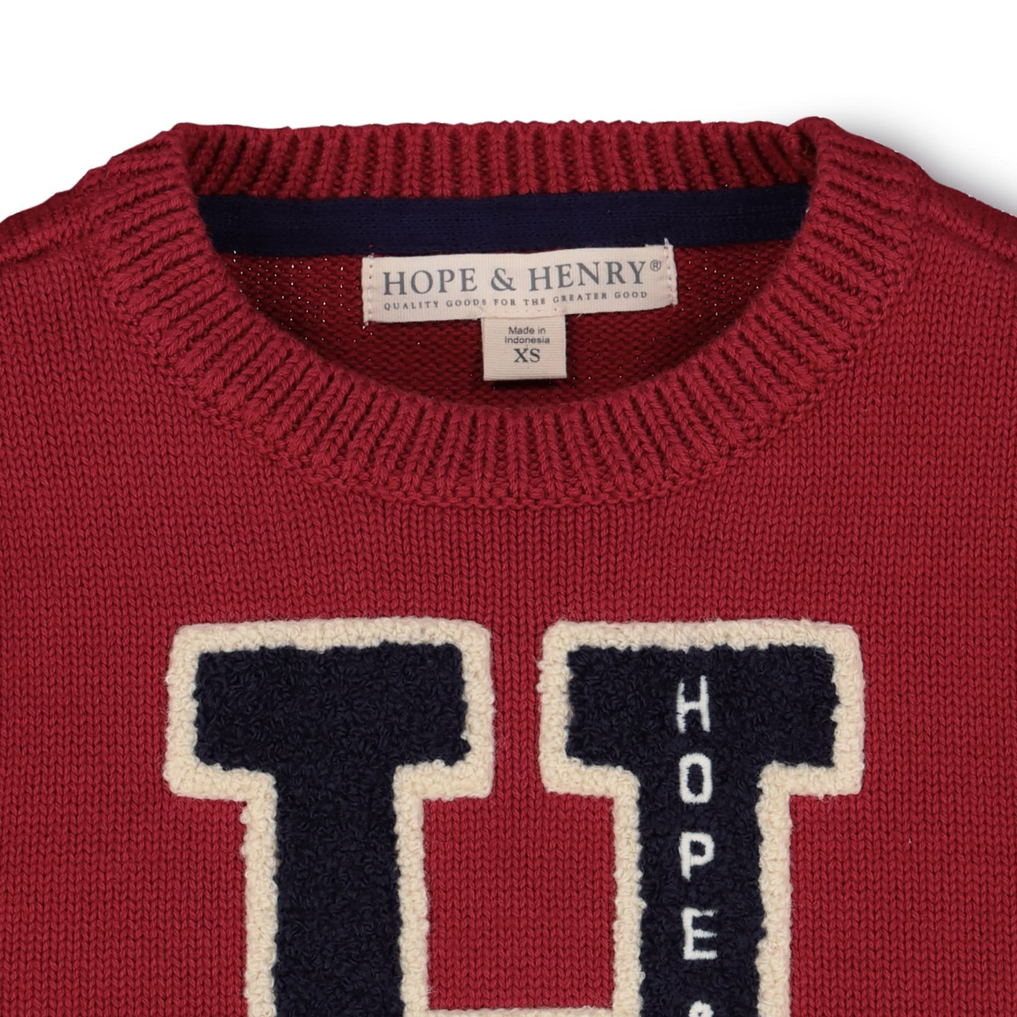 Varsity Pullover Sweater