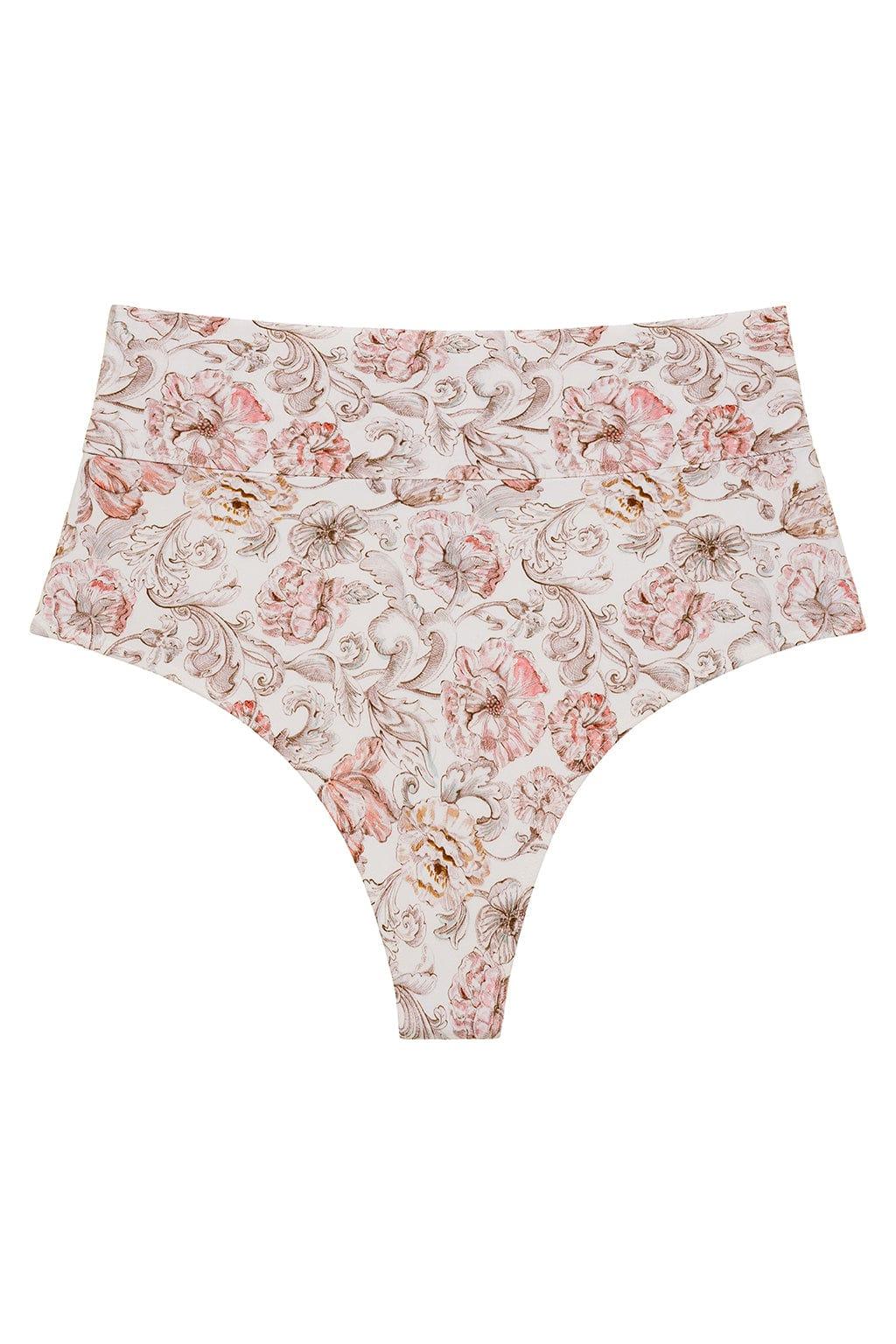 Venecia Floral Added Coverage High Rise Bikini Bottom