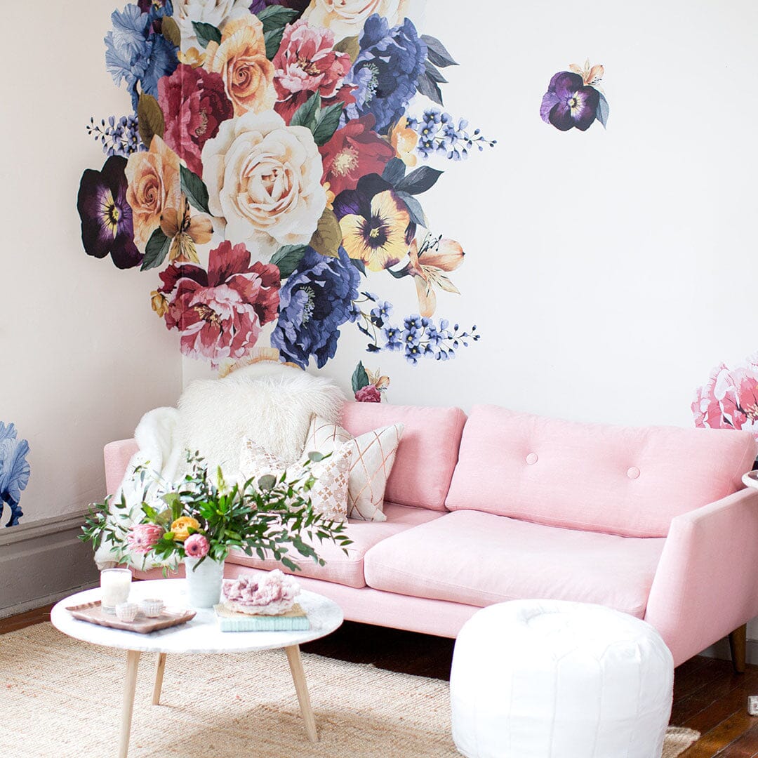 Vintage Floral Wall Decals