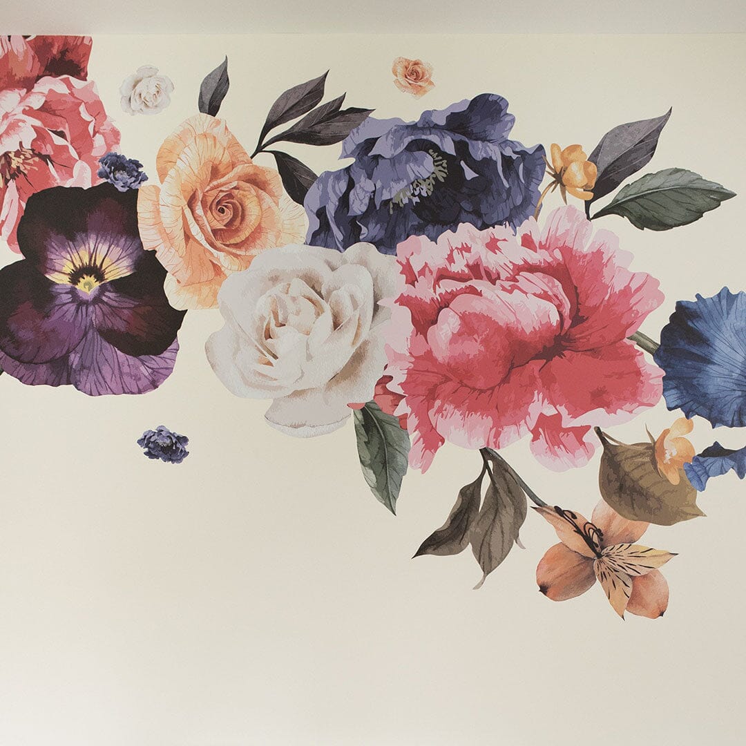 Vintage Floral Wall Decals