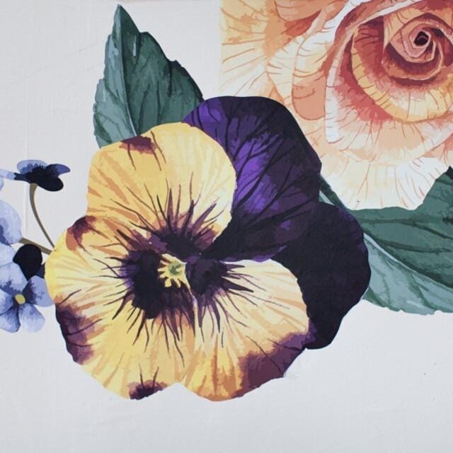 Vintage Floral Wall Decals