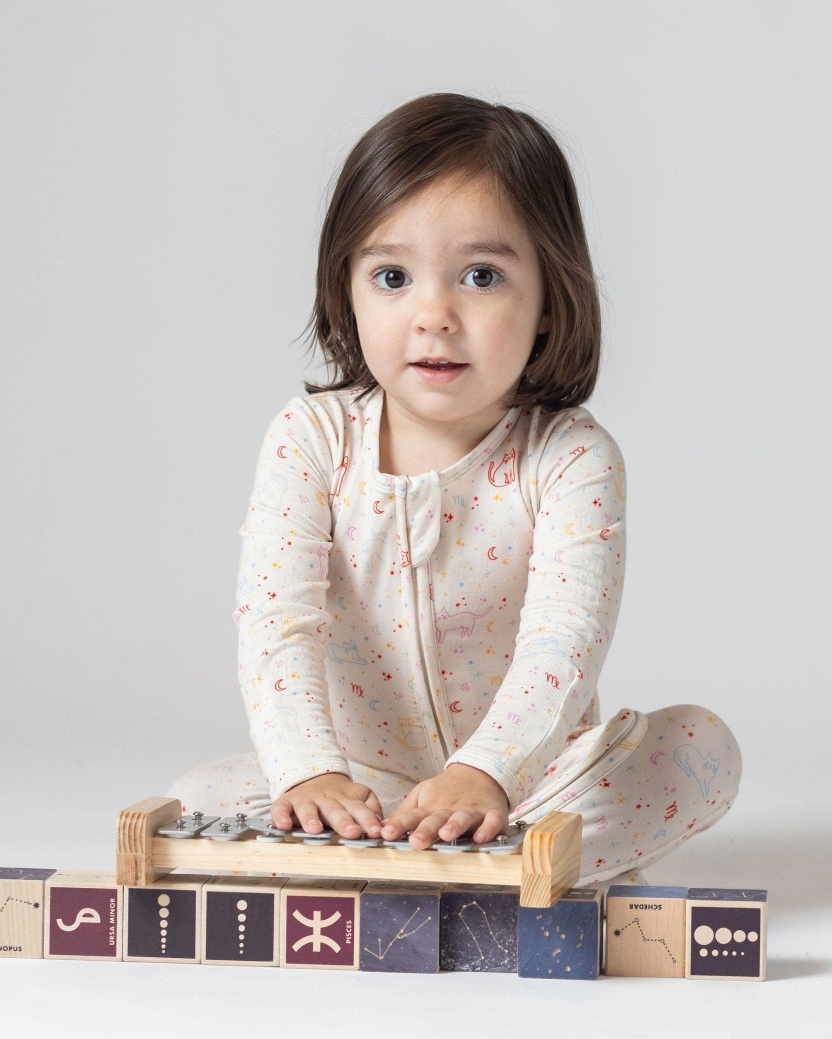 Virgo Bamboo Zipper Footie