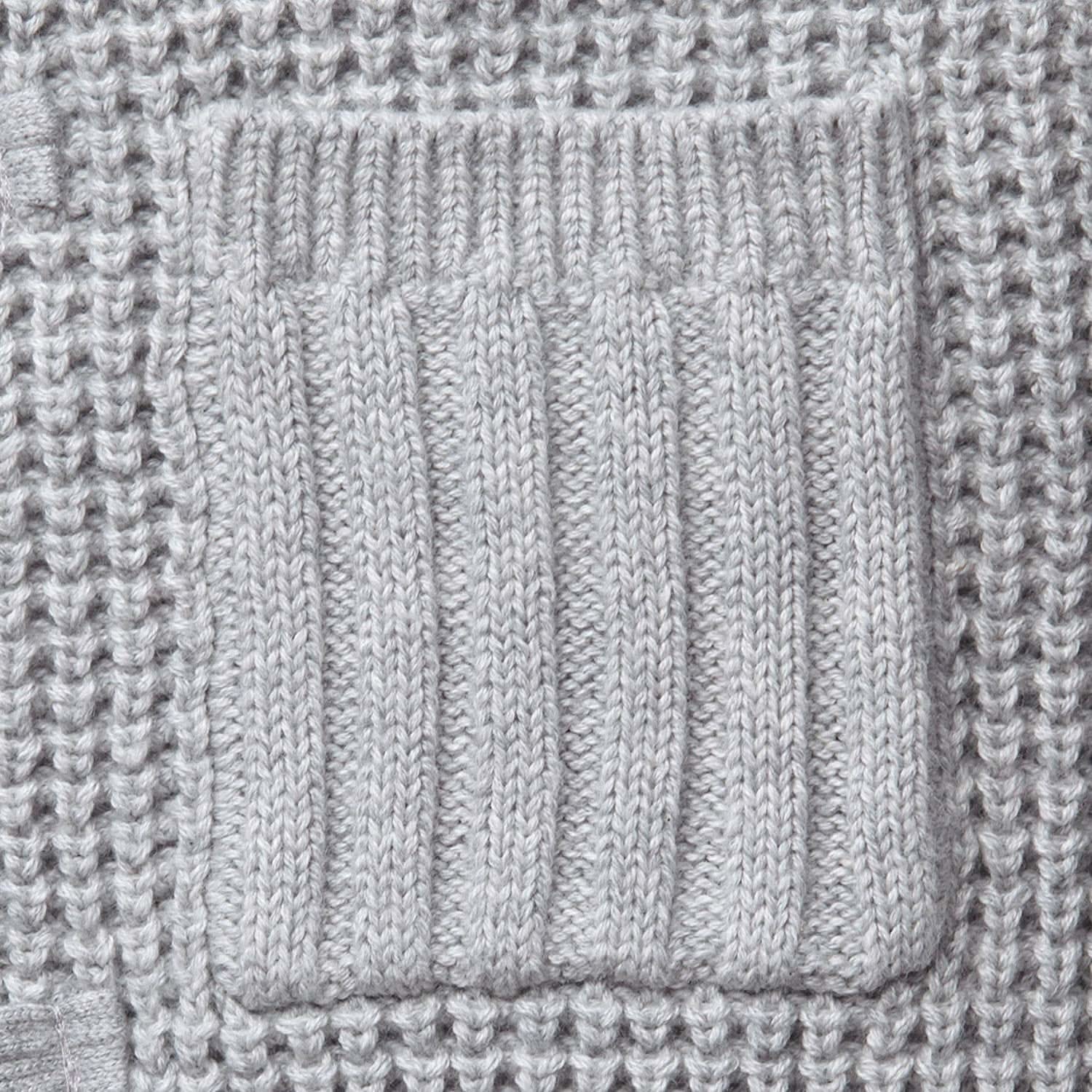 Waffle Stitch Hooded Sweater - Baby