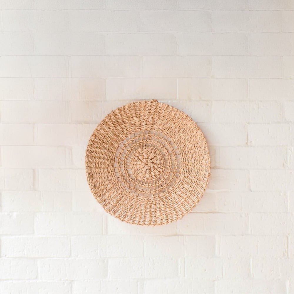 Open Weave Wall Baskets, Small - Woven Wall Baskets | Likhâ