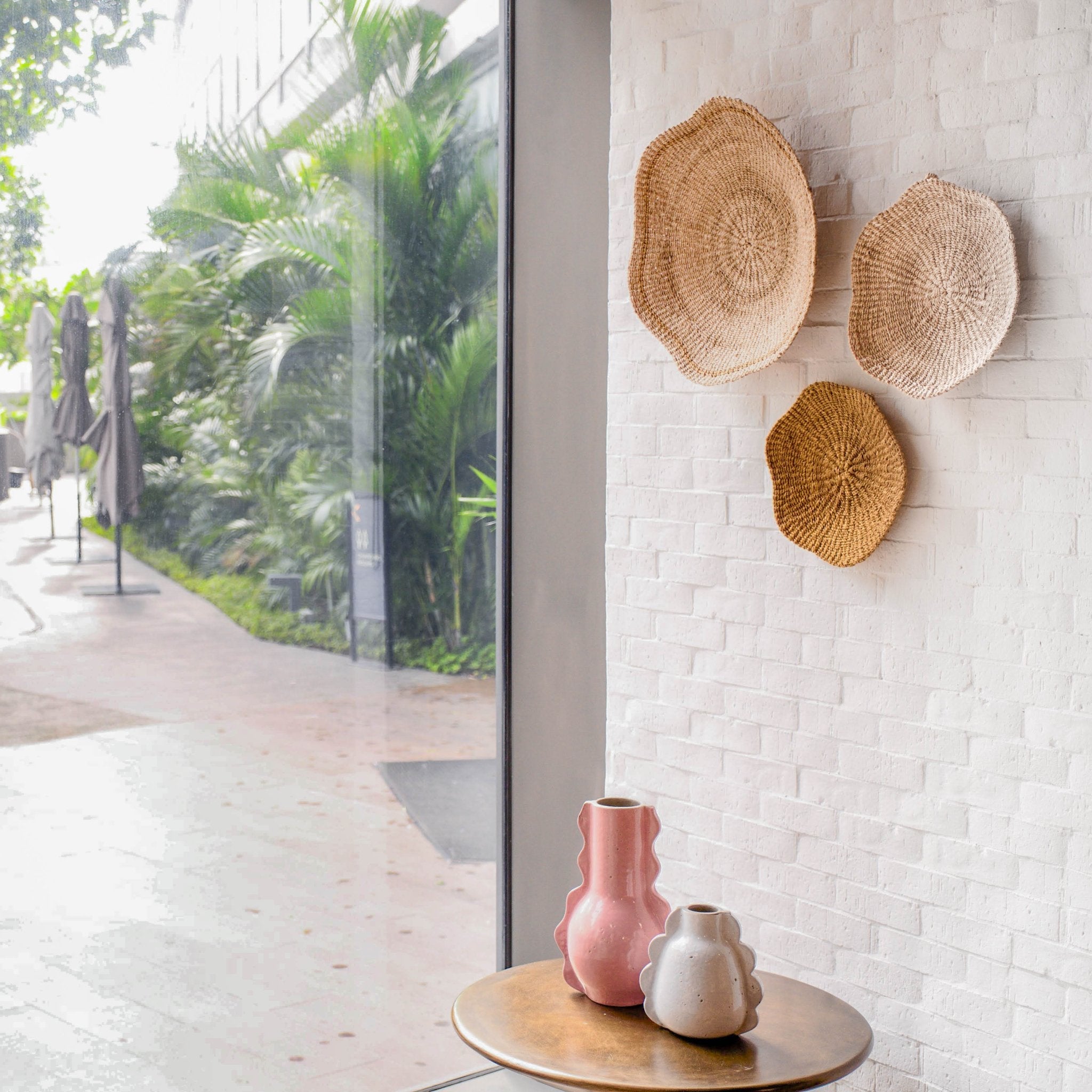 Scallop Wall Baskets, Small - Wall Baskets | Likhâ