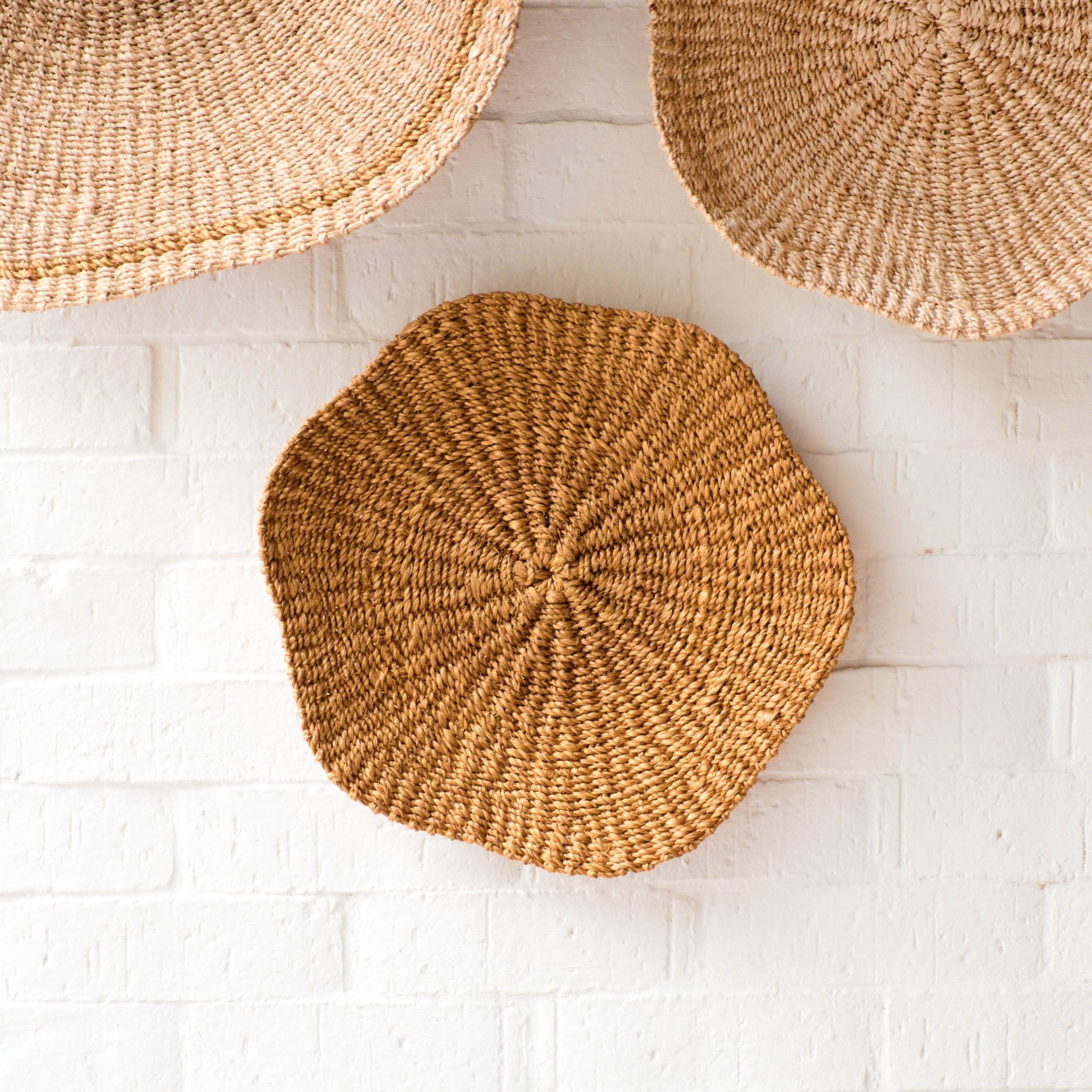 Scallop Wall Baskets, Small - Wall Baskets | Likhâ