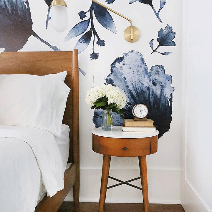 Water And Ink Floral Wall Decals