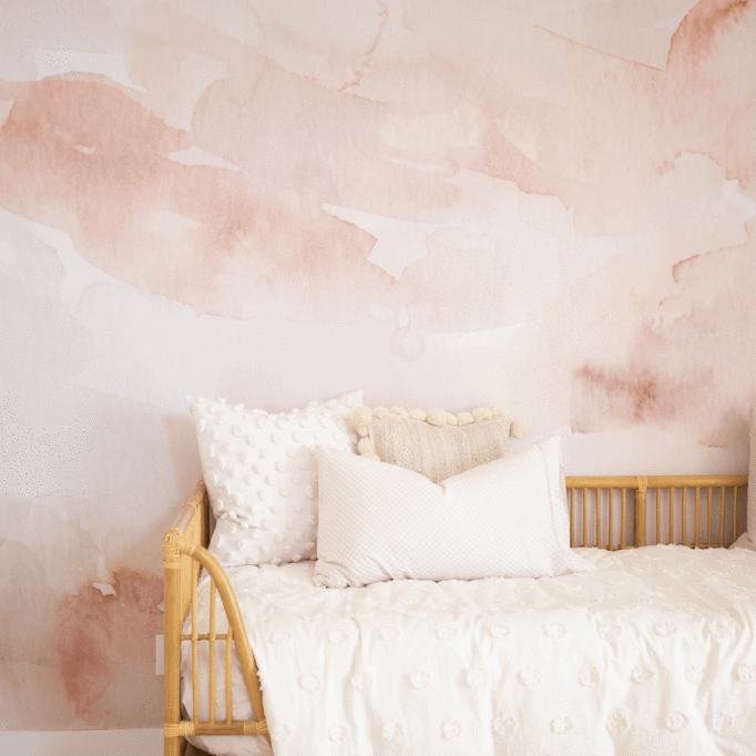 Watercolor Crystal Wall Mural