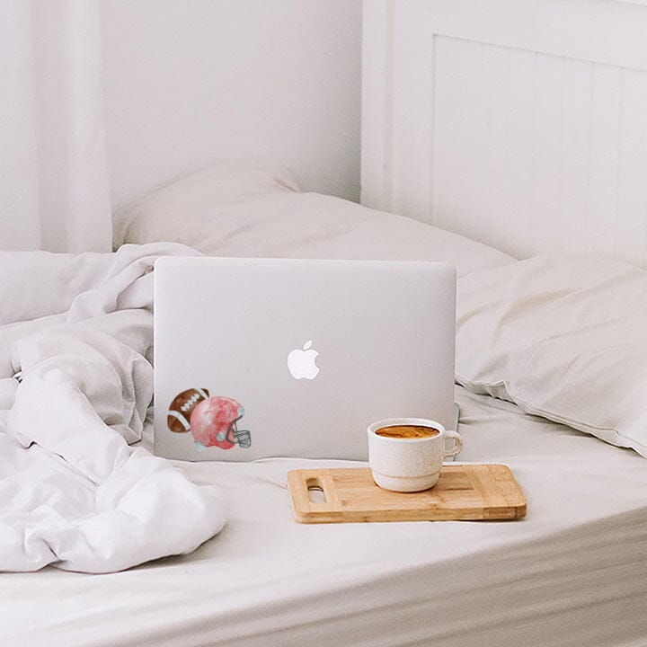 Watercolor Football Wall Decals