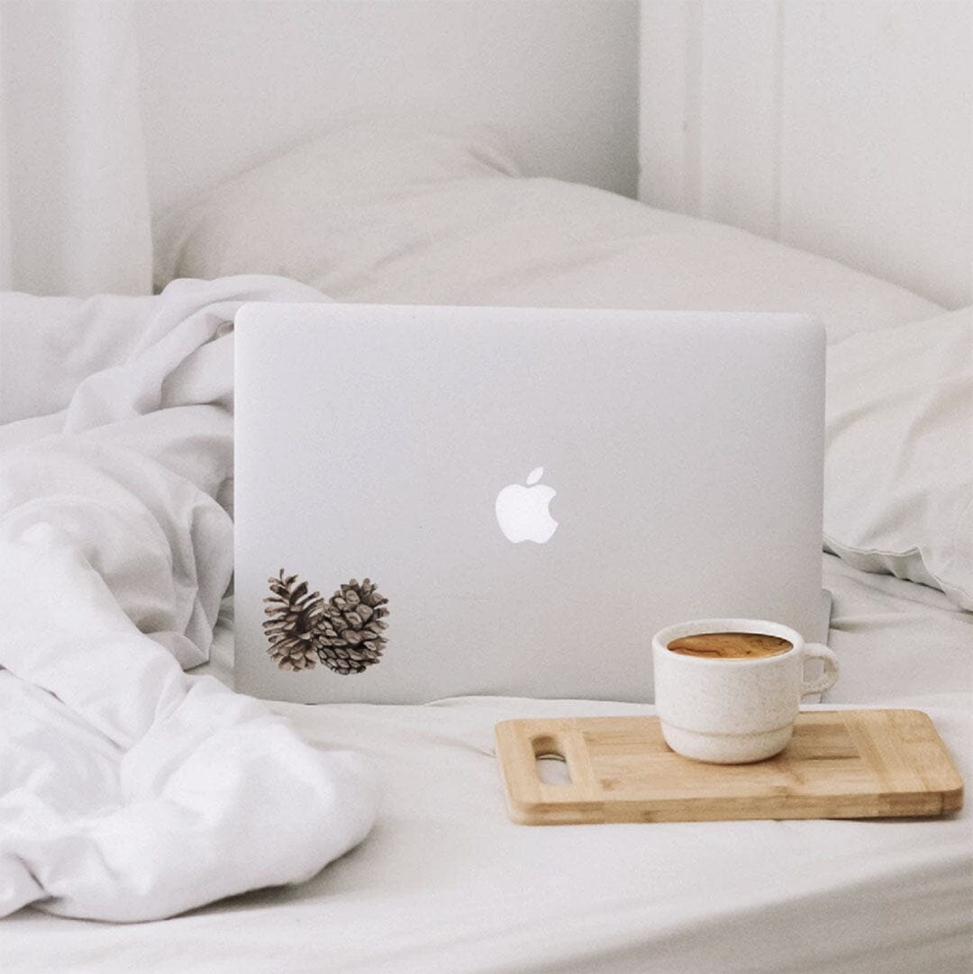 Watercolor Pinecone Wall Decals