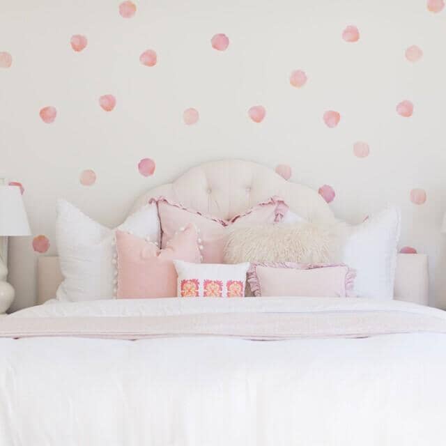 Watercolor Polka Dot Wall Decals