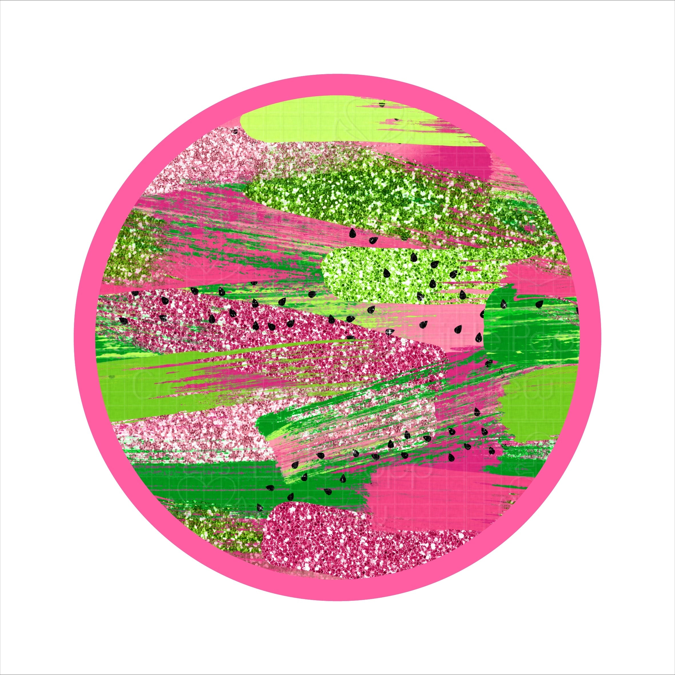 Watermelon Glitter | Bamboo Headband Bow