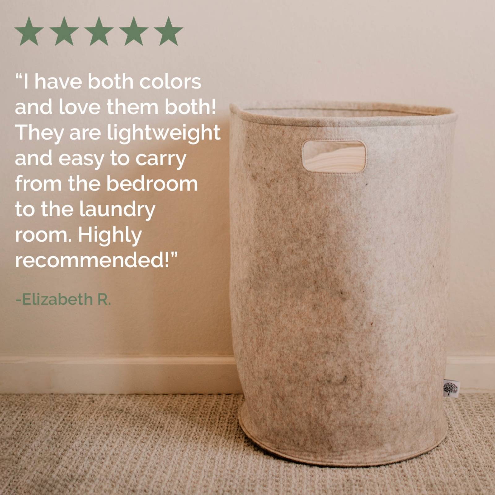 Felt Laundry Hamper