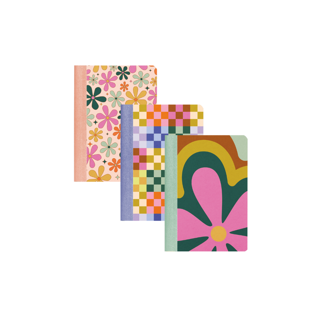 Mini Notebook Set - Happy Go Lucky