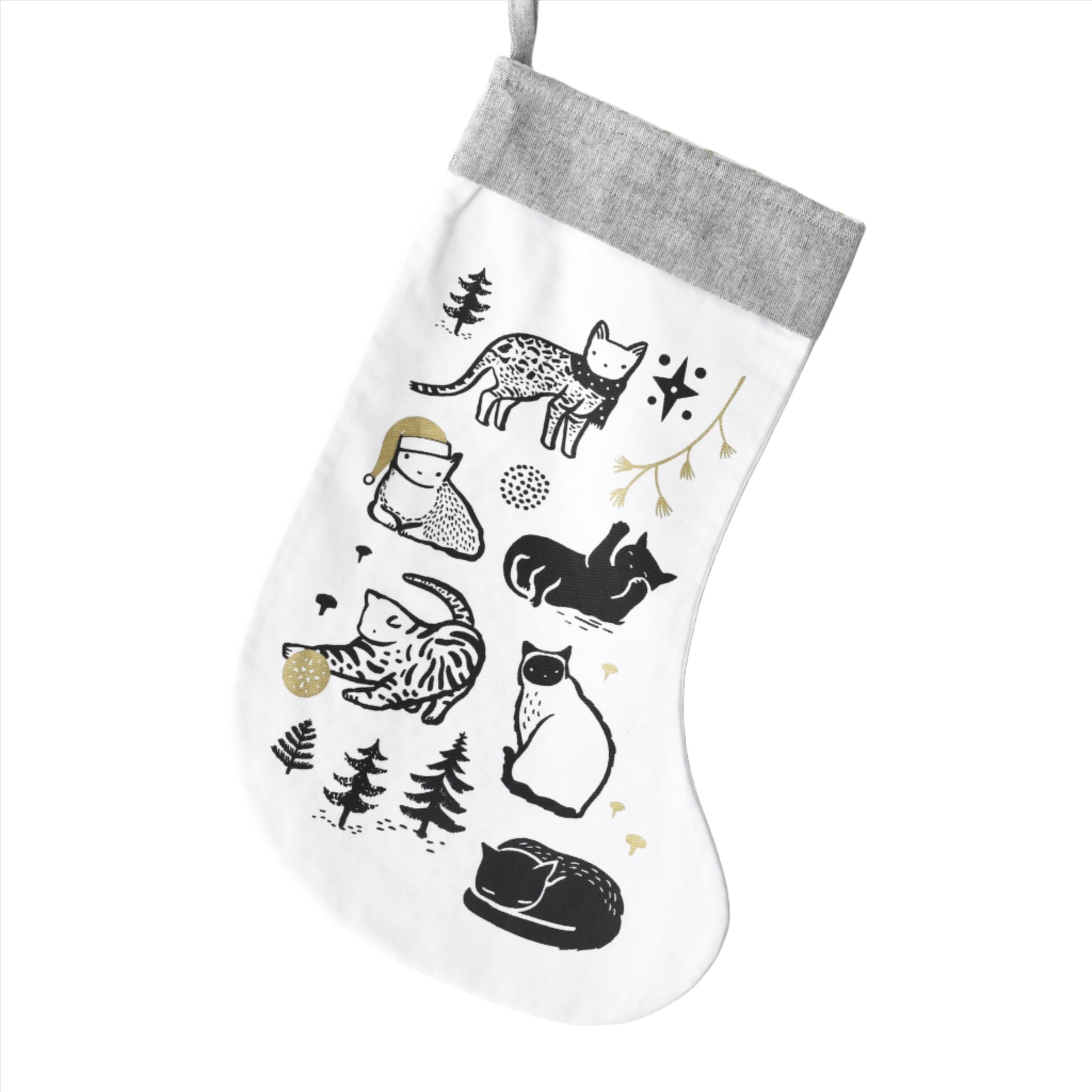 Festive Cats Stocking