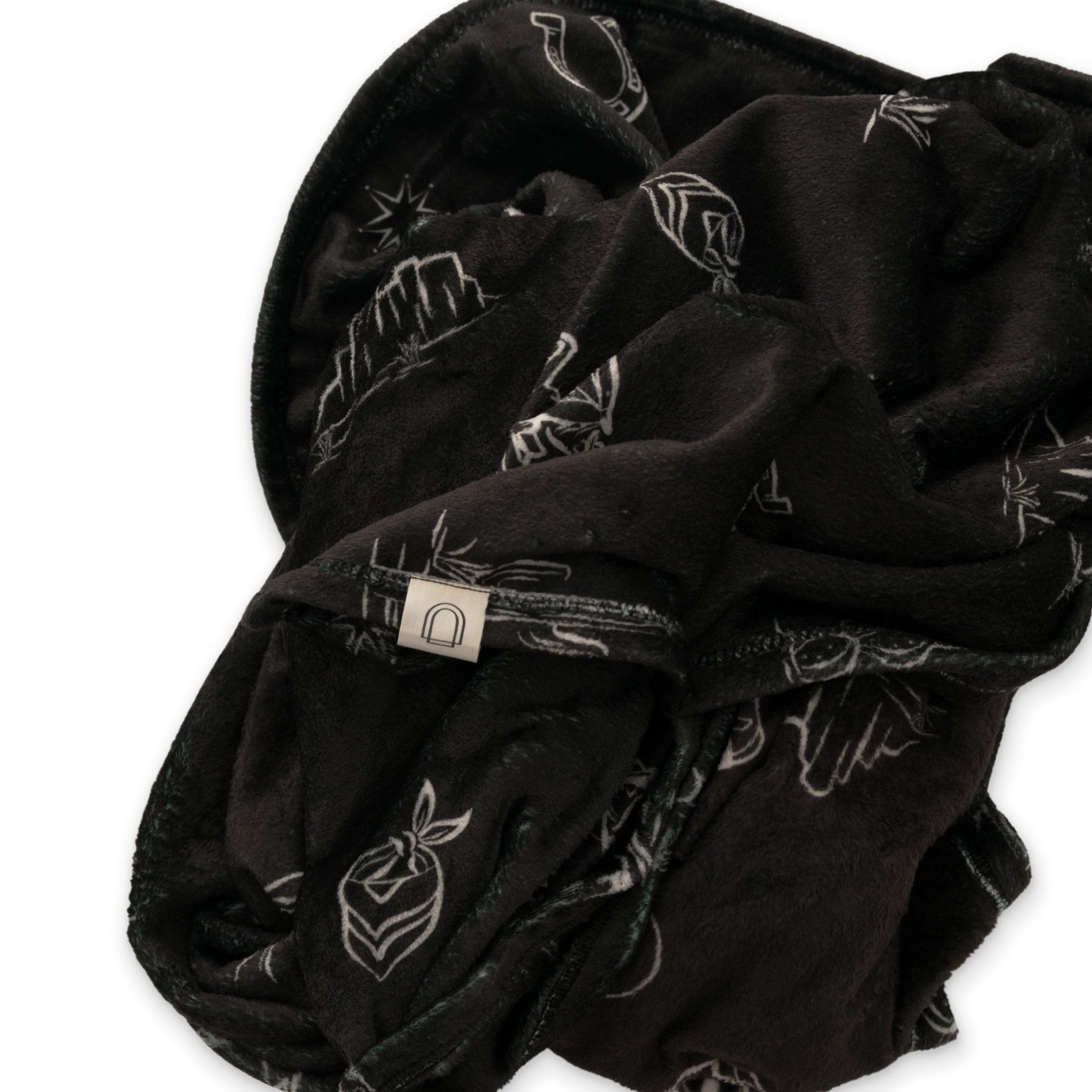 Western Double Sided Throw Blanket