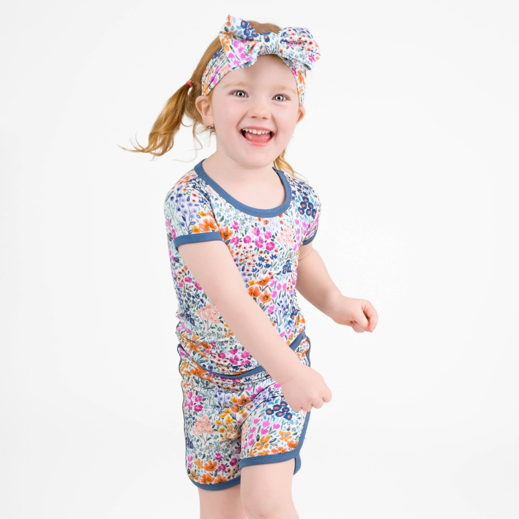 Whispering Wildflowers Short Pajama Set