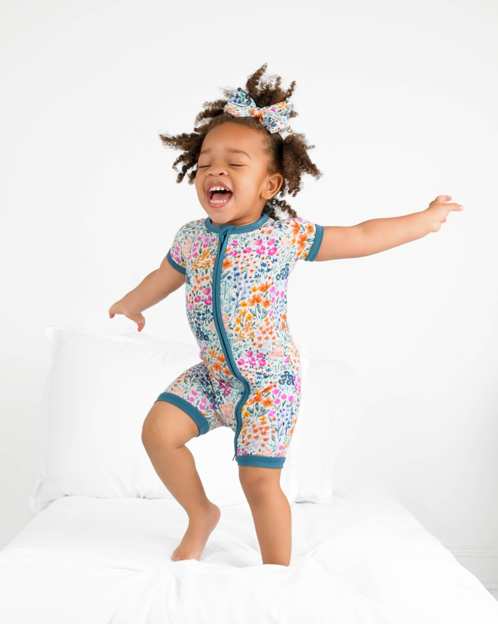 Whispering Wildflowers Short Sleeve Romper