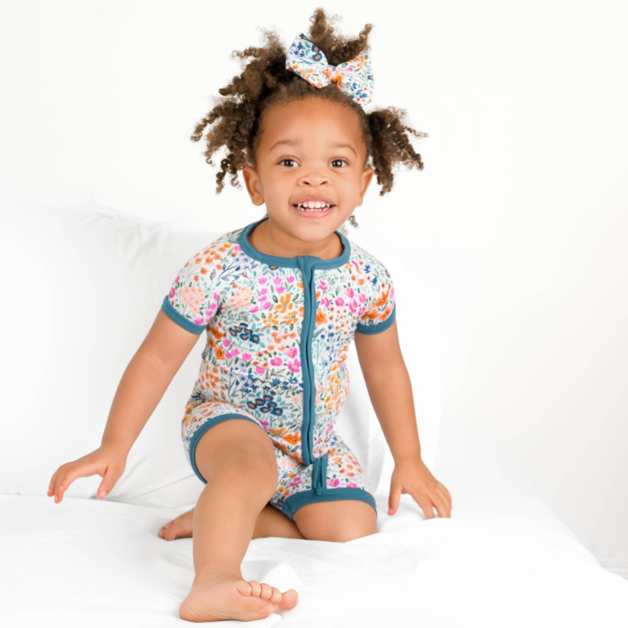 Whispering Wildflowers Short Sleeve Romper