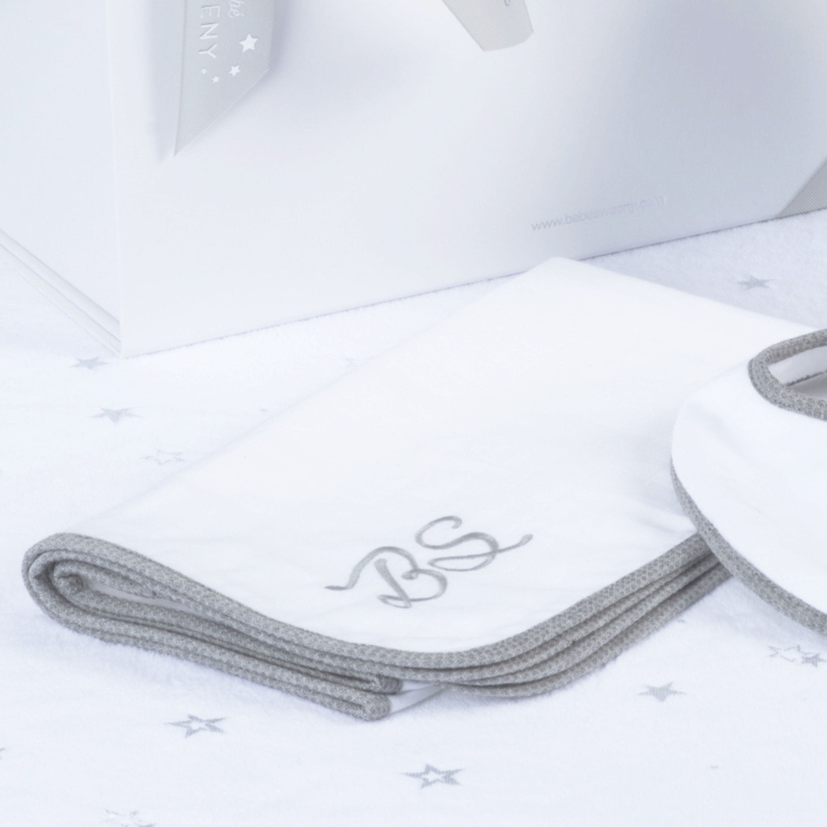 Mon Beau Trousseau | Boys White Muslin Square