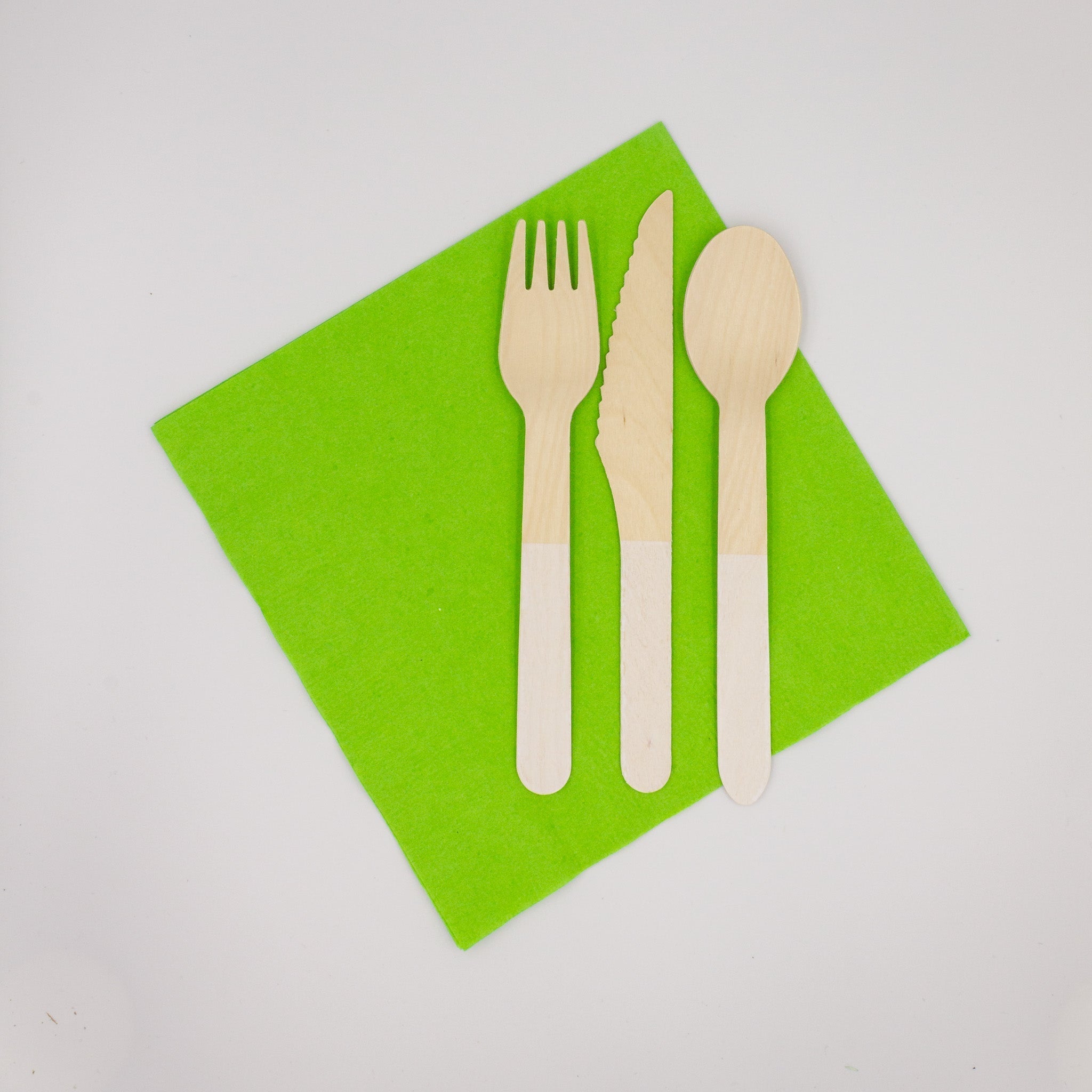 White Wooden Utensil Set – 24ct | On Sale!!