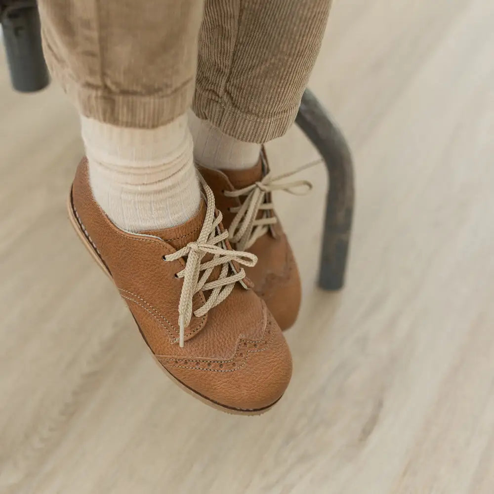 Wing Tip Oxford - Cognac