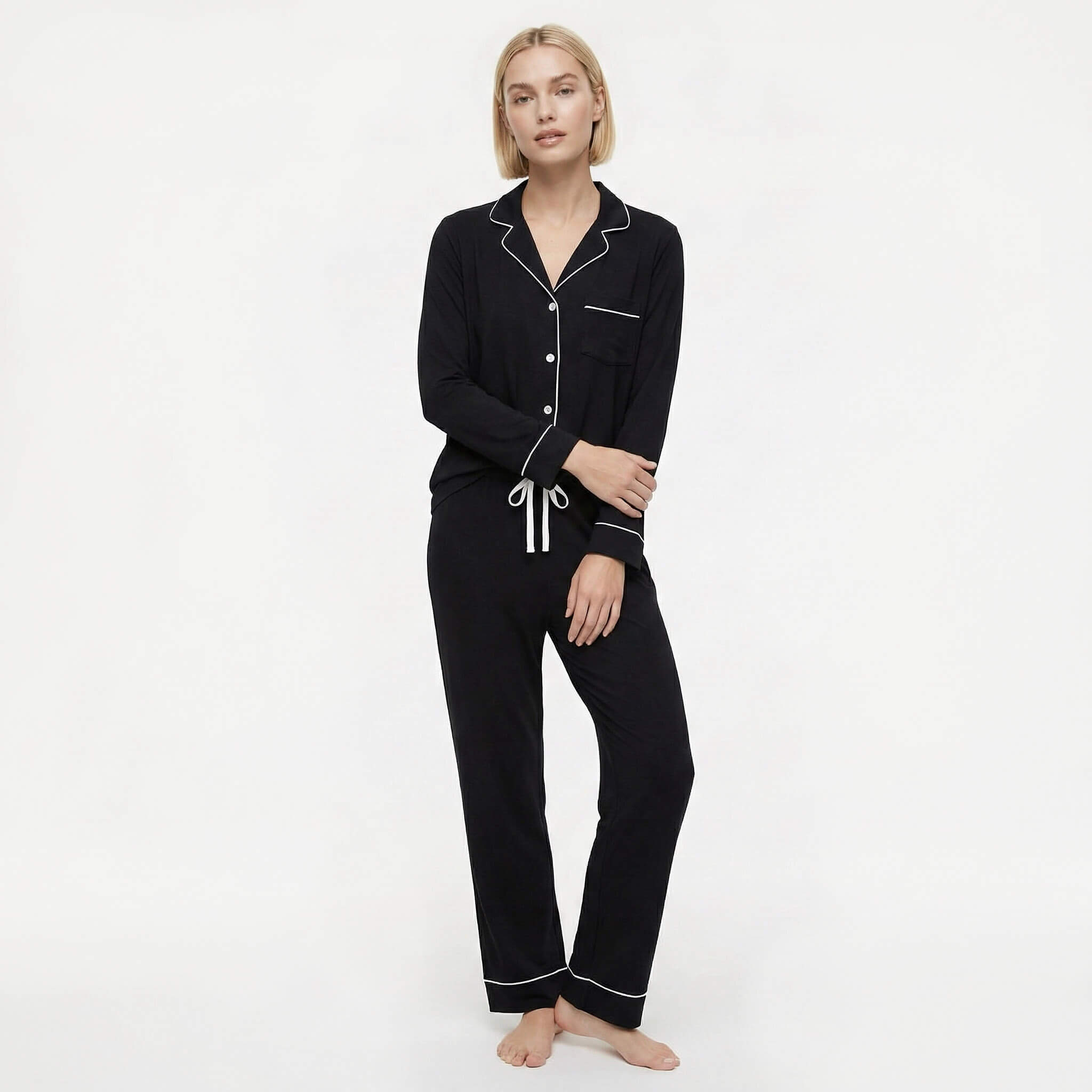 Tencel Modal Long Sleeve Pajama Set